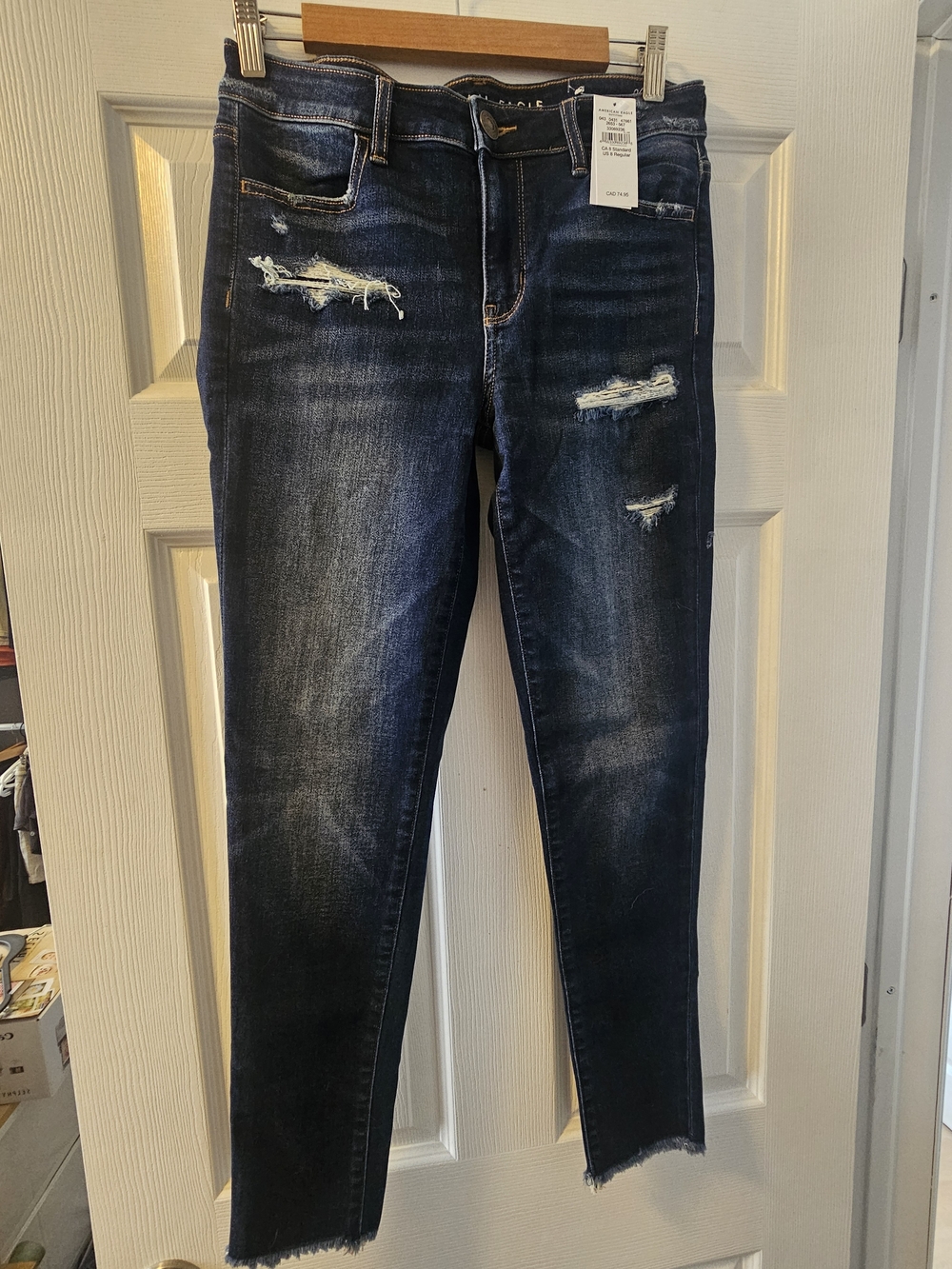 American Eagle Outfitters Dark Blue Skinny Jeans
